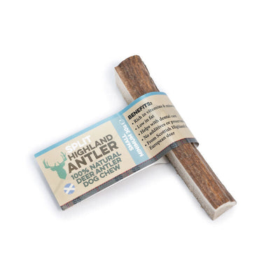 Nova Dog Chews Highland Antler Split Antler Bar Small Nova Dog Chews