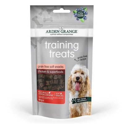 Arden Grange Training Treats Grain Free Chicken & Superfoods 80g x 10 Arden Grange