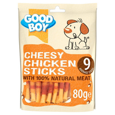 Good Boy Chicken Cheese Sticks 80g X 10 Good Boy
