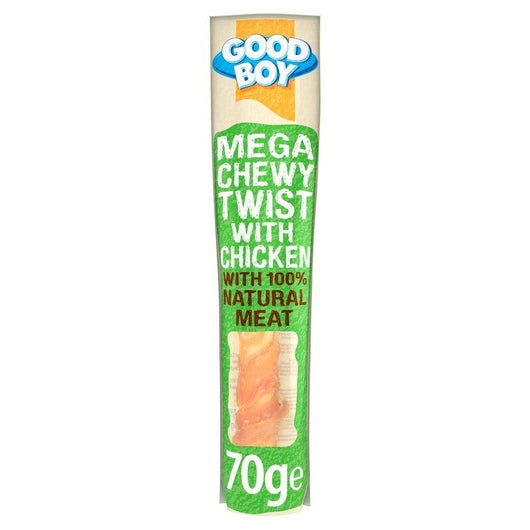 Good Boy Mega Chewy Twist with Chicken 70g x 18 Good Boy