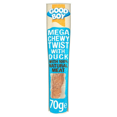 Good Boy Mega Chewy Twist with Duck 70g x 18 Good Boy