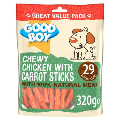 Good Boy Chicken & Carrot Sticks 320g x 3 Good Boy