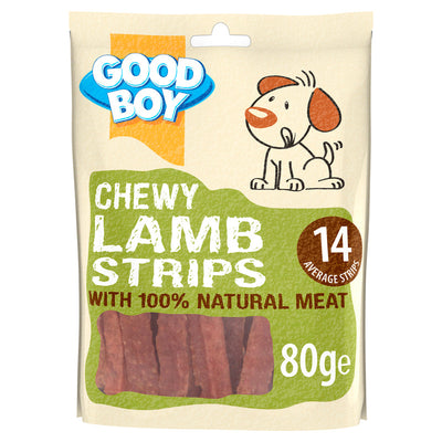 Good Boy Chewy Lamb Strips 10 x 80g Good Boy