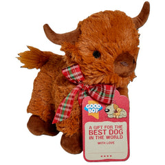Good Boy Christmas Gift Highland Cow Small 19cm