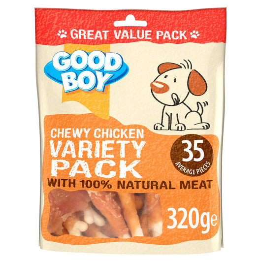 Good Boy Chewy Chicken Variety 320g x 5 Good Boy
