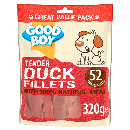 Good Boy Tender Duck Fillets 320g x 5 Good Boy