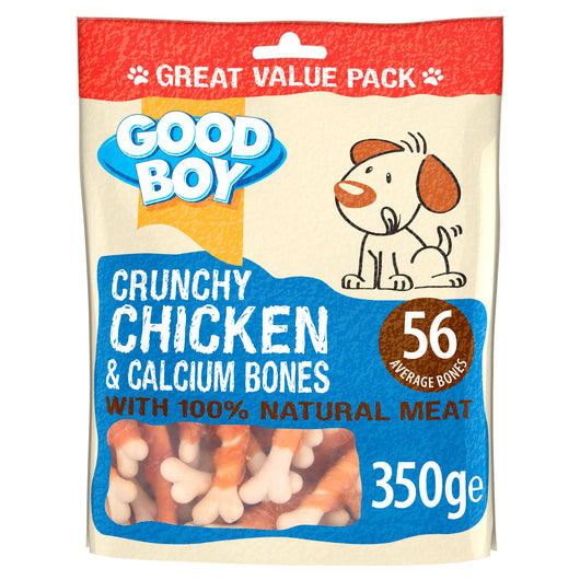 Good Boy Crunchy Chick&Cal Bones 350g x 4 Good Boy