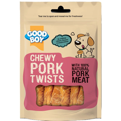 Good Boy Chewy Twists Pork 60g x 12 Good Boy