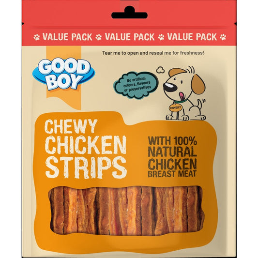 Good Boy Chewy Chicken Strips 350g x 6 Good Boy