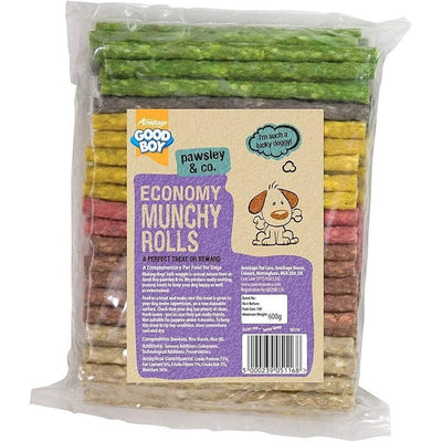 Good Boy Munchy Rolls Assorted Small 100 x 125mm Good Boy