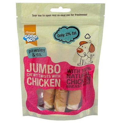 Good Boy Jumbo Chewy Twists with Chicken 100g x 12 Good Boy