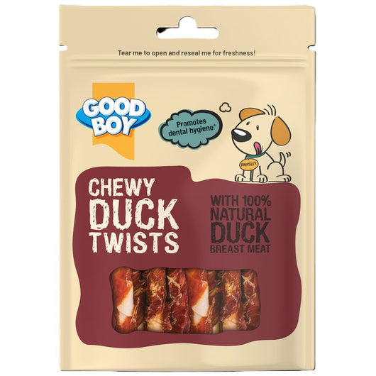 Good Boy Chewy Twists with Duck 90g x 10 Good Boy