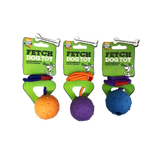 Good Boy Ball On A Rope x 8 Good Boy
