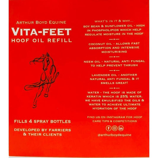 VITA-FEET Hoof Oil Refill 2L Arthur Boyd