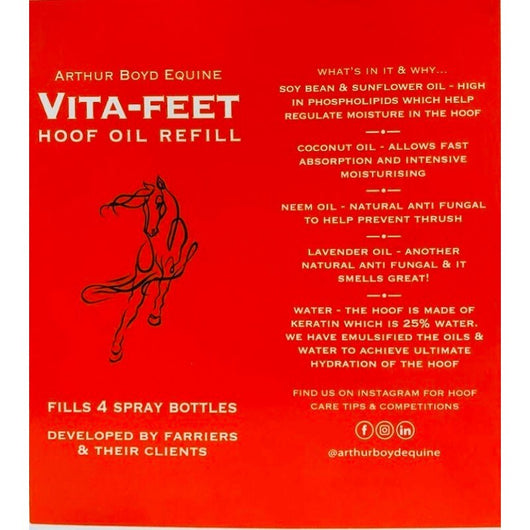 VITA-FEET Hoof Oil Refill 2L Arthur Boyd