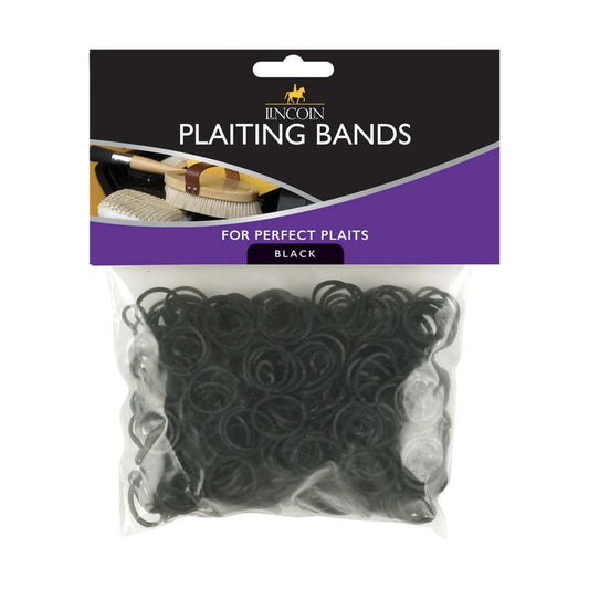 Lincoln Plaiting Bands 500s Black Lincoln