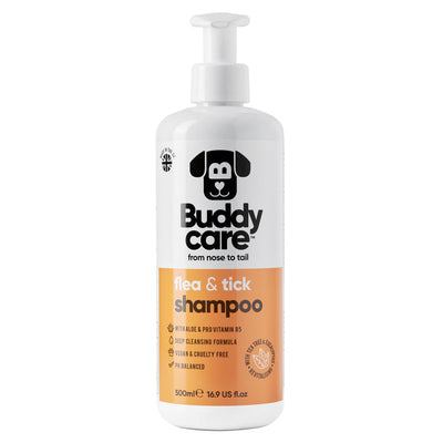 Buddycare Flea & Tick Dog Shampoo 500ml Buddycare