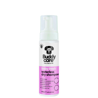 Buddycare Baby Fresh Waterless Dry Dog Shampoo 200ml Buddycare