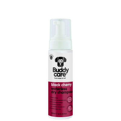 Buddycare Black Cherry Waterless Dry Dog Shampoo 200ml Buddycare