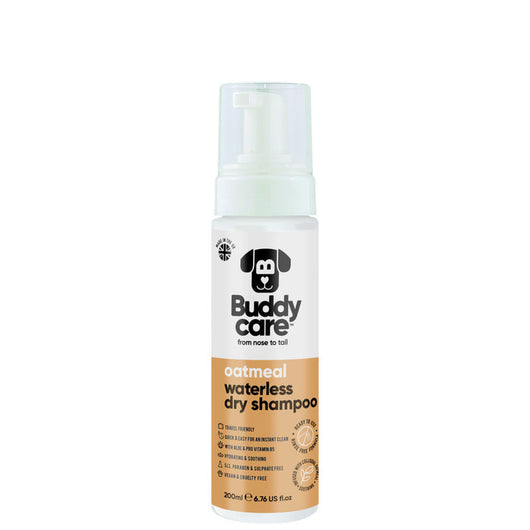 Buddycare Oatmeal Waterless Dry Dog Shampoo 200ml Buddycare