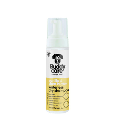 Buddycare Vanilla & Shea Butter Waterless Dry Dog Shampoo 200ml Buddycare