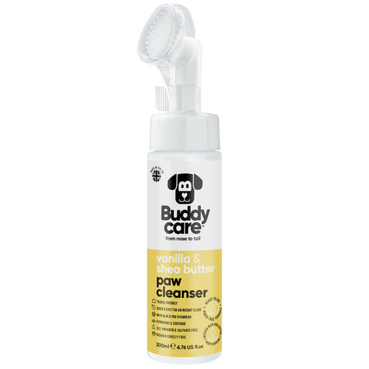 Buddycare Vanilla & Shea Butter Dog Paw Cleaner 200ml Buddycare