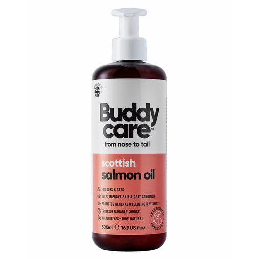 Buddycare Scottish Salmon Oil for Dogs & Cats 500ml Buddycare