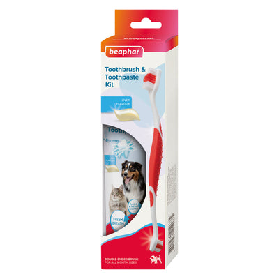 Beaphar Toothbrush & Toothpaste x 6 Beaphar