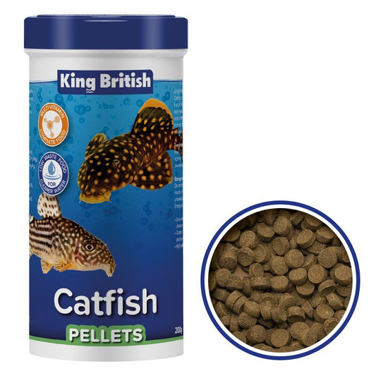 King British Catfish Pellets 200g x 6 King British