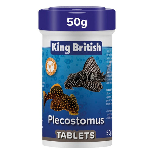 King British Plecostomus Food Tables 50g x 6 King British