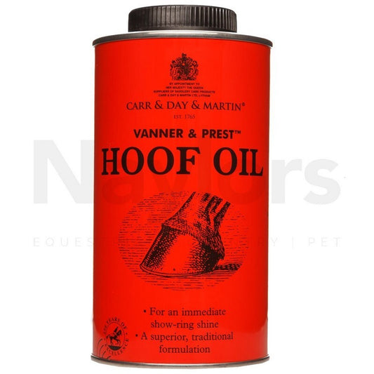 Carr Day Martin Vanner & Prest Hoof Oil 500ml Carr & Day & Martin