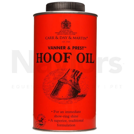Carr Day Martin Vanner & Prest Hoof Oil 500ml Carr & Day & Martin