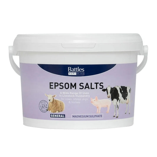 Battles Equine Epsom Salts 1kg Battle Hayward & Bower