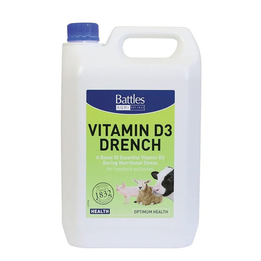 Battles Vitamin D3 Drench 5 L Battle Hayward & Bower