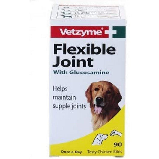 Vetzyme Flex Joint Glucose Tablets Dog 90 x 3 Vetzyme