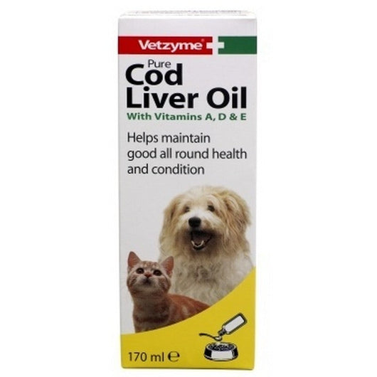 Vetzyme Cod Liver Oil Liquid 150ml x 3 Vetzyme