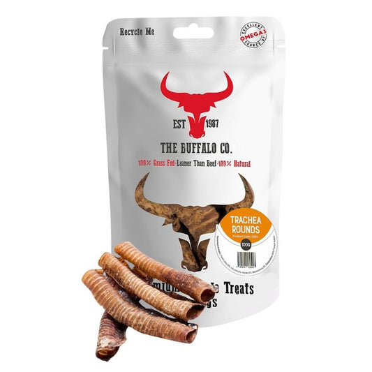 The Buffalo Co Buffalo Trachea Rounds 100g x 6
