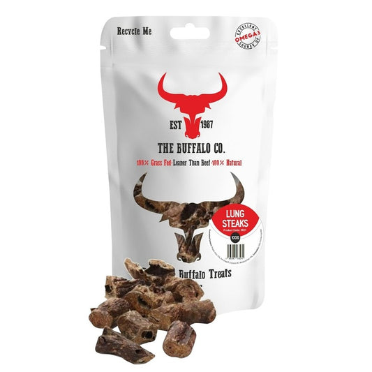 The Buffalo Co Buffalo Lung Steaks 100g x 6