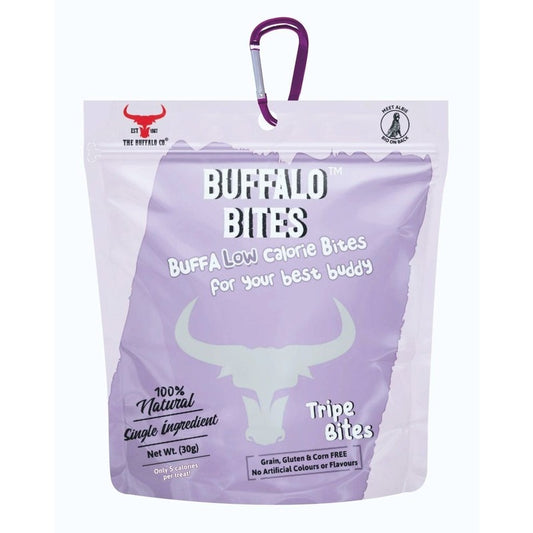 The Buffalo Co Buffalo Bites Tripe Training Treats 50g x 6