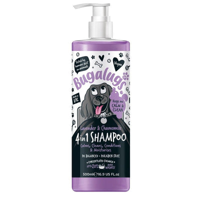 Bugalugs Lavender & Chamomile 4 in 1 Calming Dog Shampoo 500ml Bugalugs