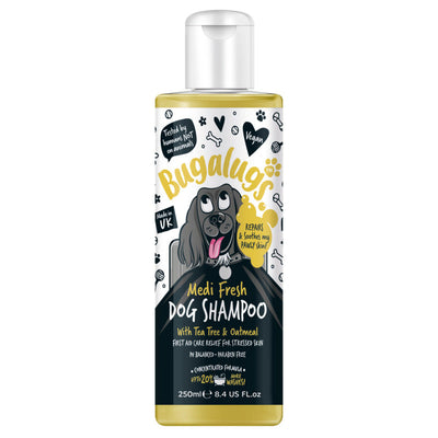 Bugalugs Medi Fresh with Tea Tree & Oatmeal Dog Shampoo 250ml Bugalugs