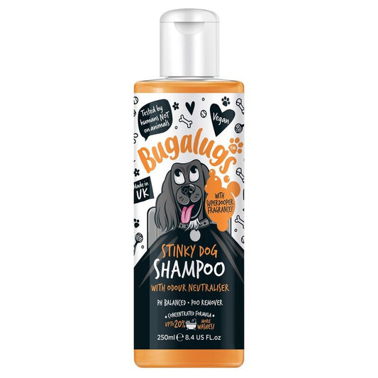 Bugalugs Stinky Dog with Odour Neutraliser Shampoo 250ml Bugalugs