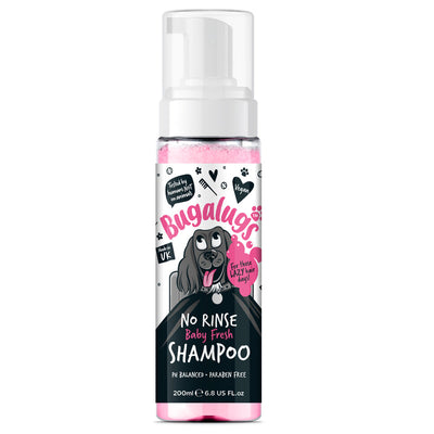 Bugalugs No Rinse Baby Fresh Dog Shampoo 200ml Bugalugs