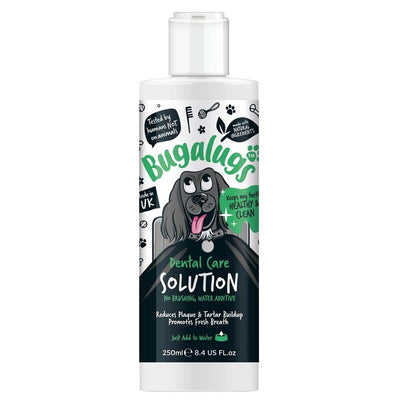 Bugalugs Dental Care Solution Water Additive Dogs & Cats 250ml x 6 Bugalugs