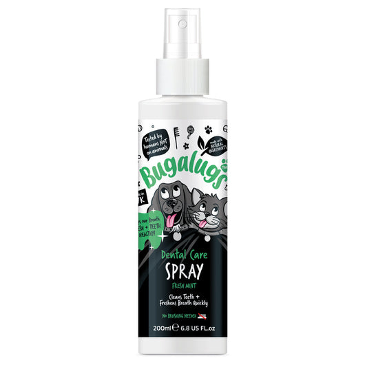 Bugalugs Antibacterial Dental Spray for Dogs, Cats & Pets 200ml x 6 Bugalugs