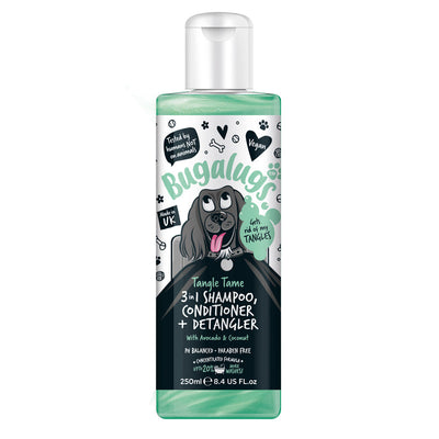 Bugalugs Tangle Tame 3-in-1 Shampoo, Conditioner & Detangler 250ml Bugalugs