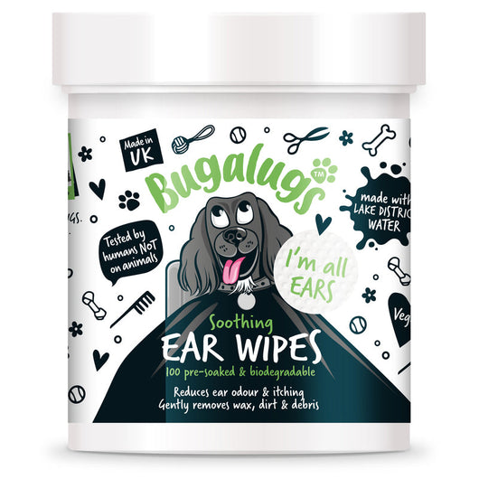 Bugalugs Soothing Ear Wipes 100 Pads Bugalugs
