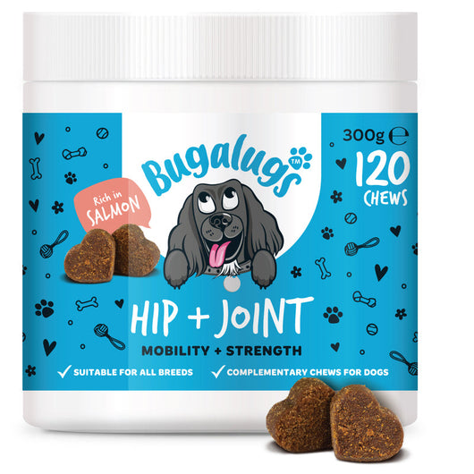 Bugalugs Hi & Joint Supplement 120 Chews for Dogs 300g Bugalugs