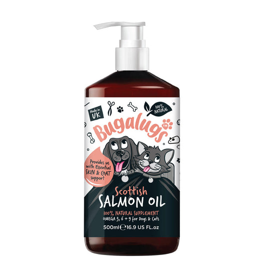 Bugalugs Scottish Salmon Oil 500ml Bugalugs