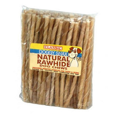 Classic Rawhide Twists 13cm x 100 9-10mm Classic